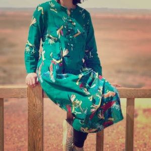 Green one-of-a kind dress